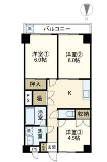【間取り】 | ロイアルハイツ戸塚
