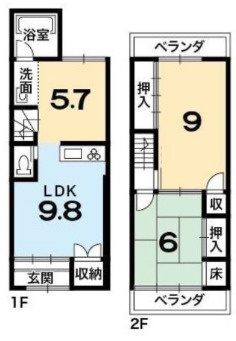【間取り】 | K22241-紫竹