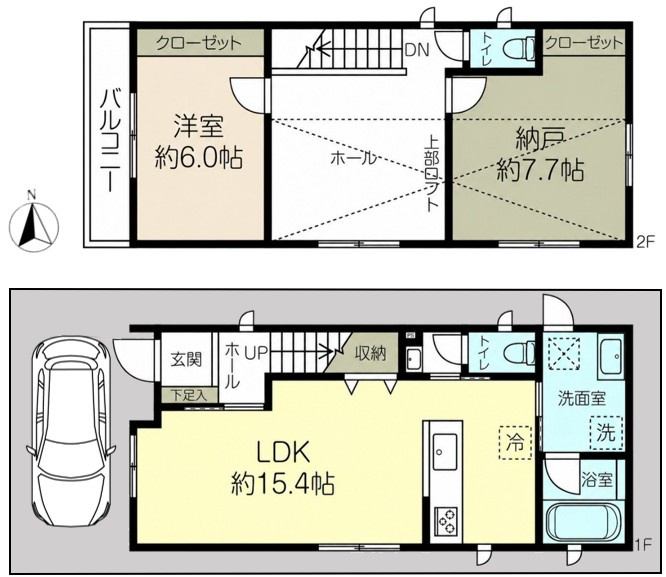 小曽根張4丁目 新築戸建の間取り
