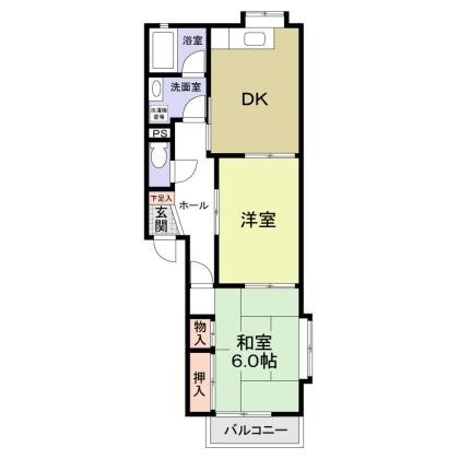 モントレ南五葉の間取り