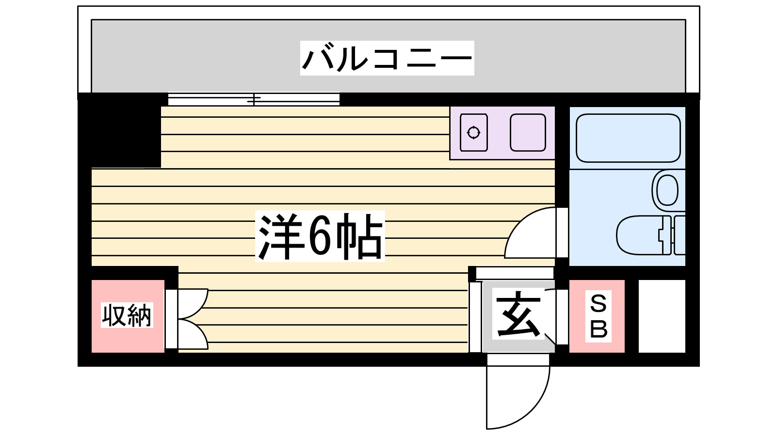 サニーパレス神陵台の間取り