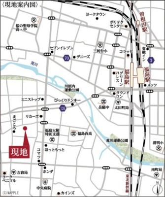 【地図】 | Livele Garden.S　八木田第８　１号棟