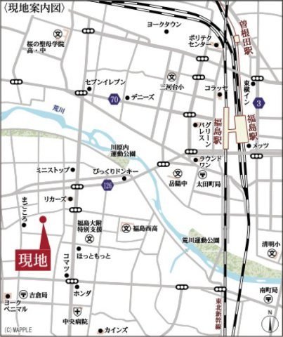 【地図】 | Livele Garden.S　八木田第８　２号棟
