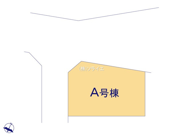 戸建 所沢市林３丁目の区画図