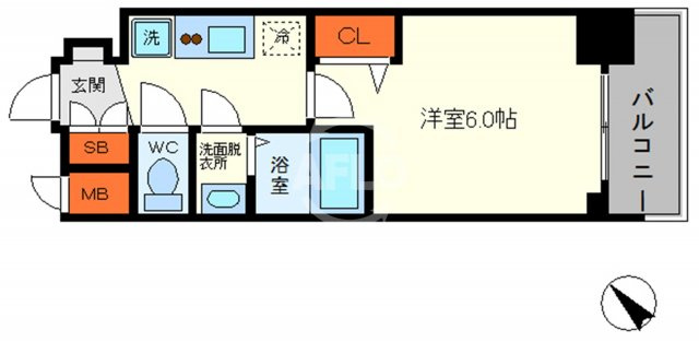 グランカリテ九条南の間取り|グランカリテ九条南　間取り