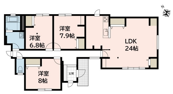 島内　中古住宅の間取り