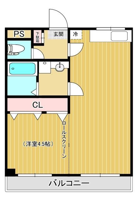 シャルマン谷塚駅前の間取り