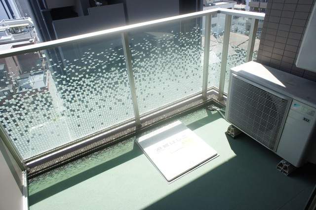 カシマ河原町のバルコニー