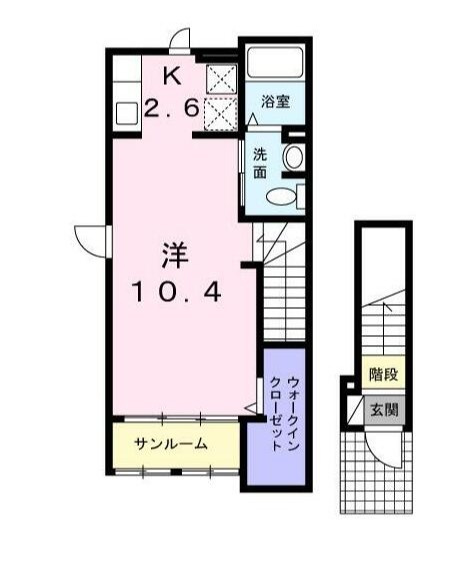 我孫子市本町１丁目のアパートの間取り