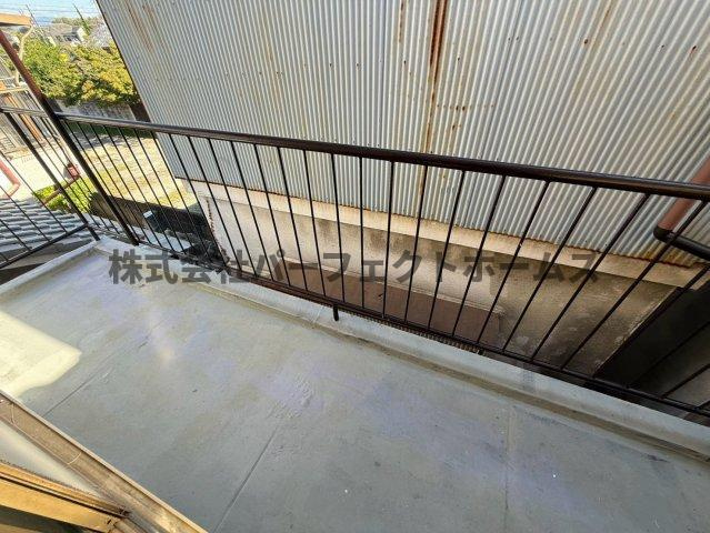 長尾家具町2丁目戸建　賃貸のバルコニー|落ち着いた時間を過ごせるバルコニーです