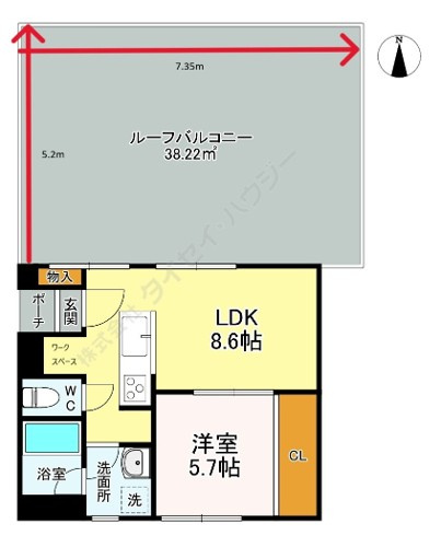 ＩＭＯビルの間取り