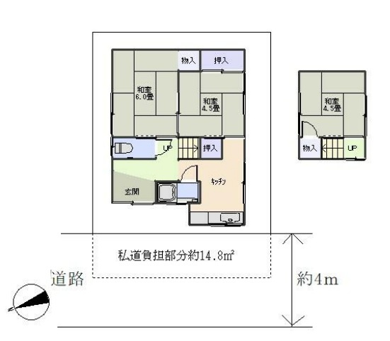 姫路市西今宿３丁目の中古一戸建の間取り