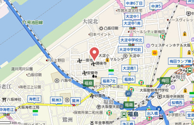 【地図】 | レシェンテ西梅田