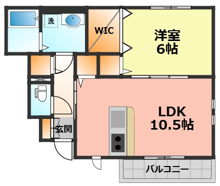 【間取り】 | オーランジェE