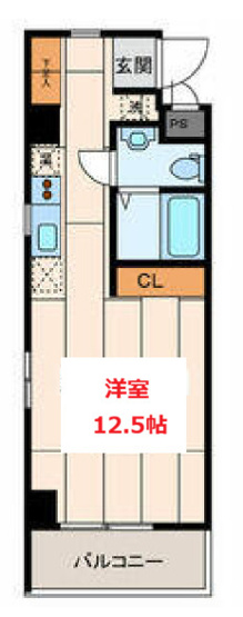 【間取り】 | アフィーノ川崎 | お部屋の間取りです。