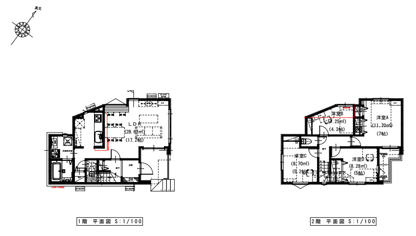 上尾市大字原市04056①　新築一戸建て　01