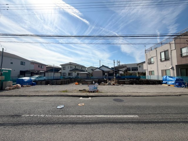 函南町仁田3期　～全3棟～　1号棟の前面道路含む現地写真