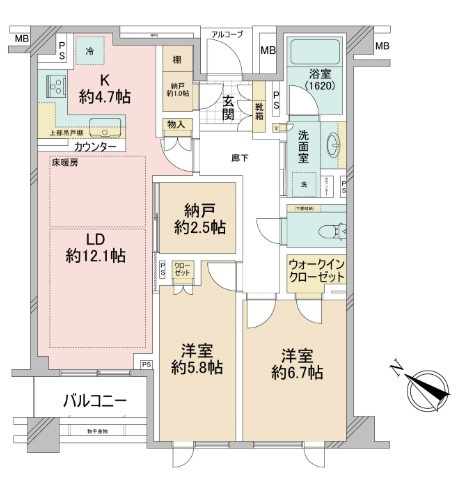 【間取り】 | プラウド上原