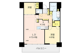 【間取り】 | プラウドタワー立川 | 間取りです。