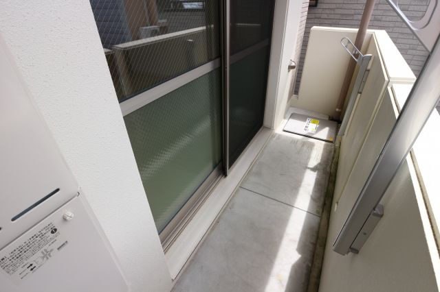 ベルフローラ垂水のバルコニー