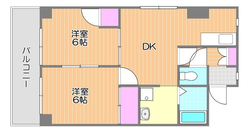 岡山二の丸ビルの間取り