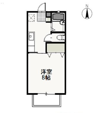 コスモス・インハイツ Aの間取り