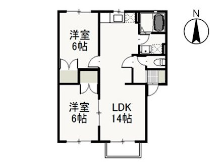 ダイニサンシャインの間取り