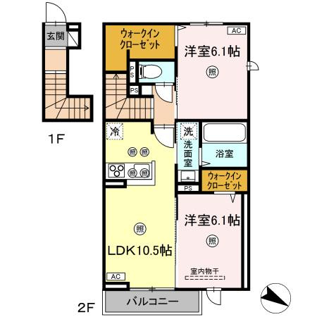 B-レジデンス リヴィエールの間取り