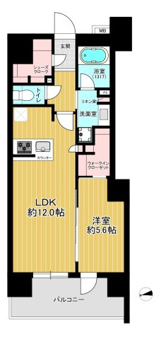 サンクレイドル上野Ⅱの間取り