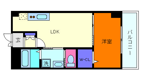 アビータミオ神戸岡本の間取り