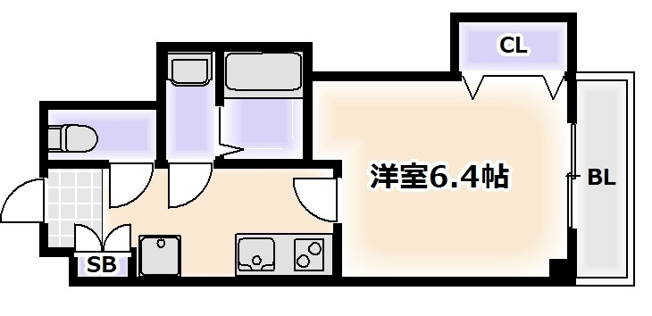 【間取り】 | ラグゼ住之江