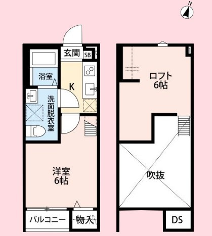 CLOVERの間取り