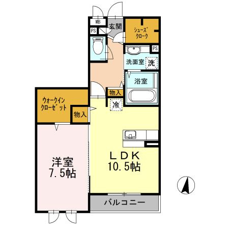 【間取り】 | エルラヴィーヌC