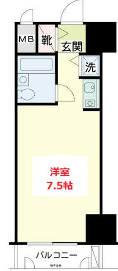 【間取り】 | シーアイマンション鶴見 | お部屋の間取りです。
