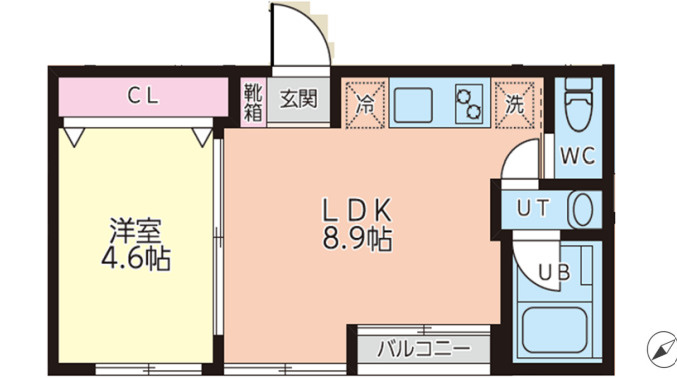 ベースキャンプ浜田山の間取り