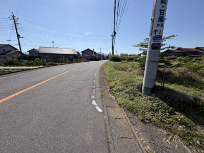 【前面道路含む現地写真】 | 安中市中野谷　売土地
