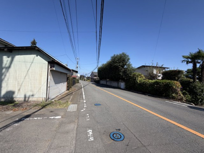 【前面道路含む現地写真】 | 安中市中野谷　売土地
