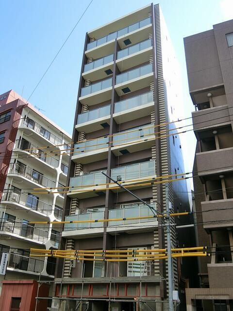 サンイング飯田橋の外観|スタイリッシュなマンションです。