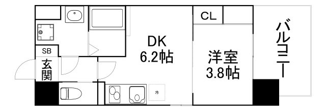 【間取り】 | ビガーポリス528滝川公園Ⅲ