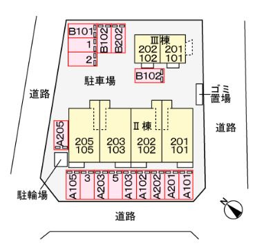 【区画図】 | エレガントヴィラⅢ
