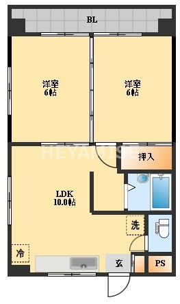 エクセレント愛宕の間取り
