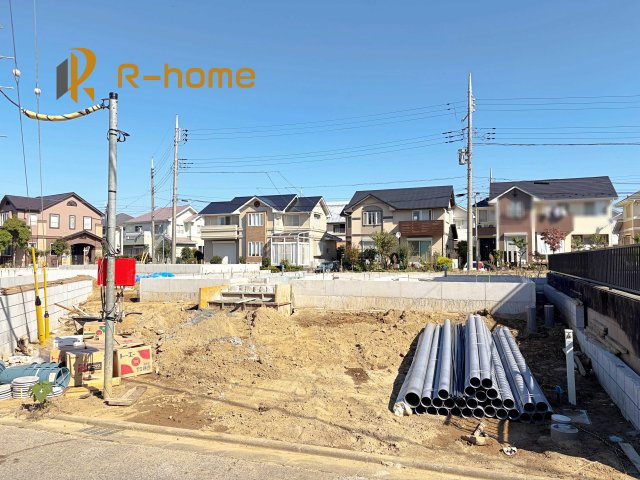 守谷市美園第2　新築戸建て　1号棟の外観|2026年12月完成予定！近隣の同仕様完成物件をご見学いただけます♪