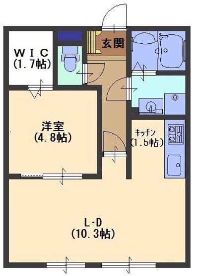 【間取り】 | ケーティーハイツB棟