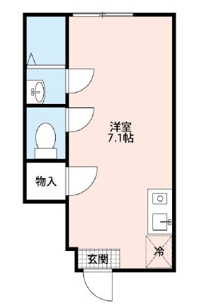 ライブリー江古田の間取り|脱衣独立洗面所
