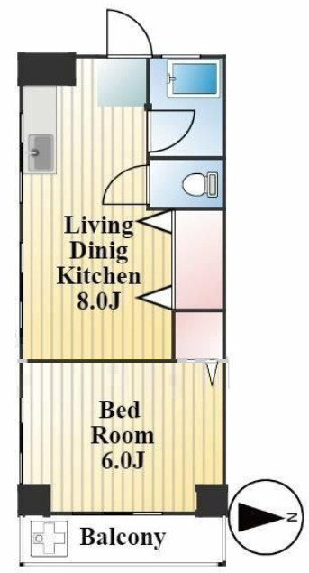ハイツ高康の間取り