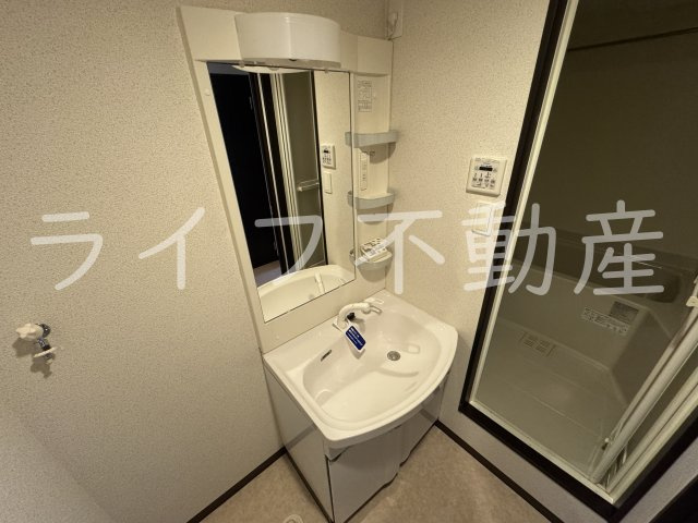 フジパレス駒林の独立洗面台|独立洗面化粧台付き