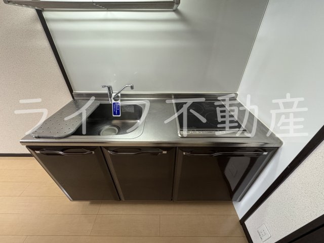 フジパレス駒林のキッチン|コンパクトなキッチンで掃除もラクラク