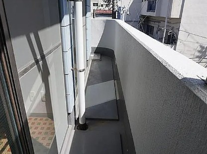 船橋市習志野台２丁目の賃貸マンションのバルコニー