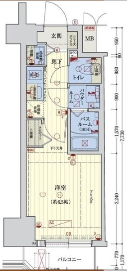 スワンズシティ神戸ウエストの間取り