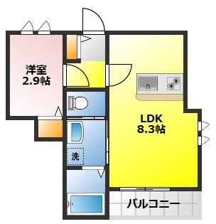 【間取り】 | Mark Duo川越南台